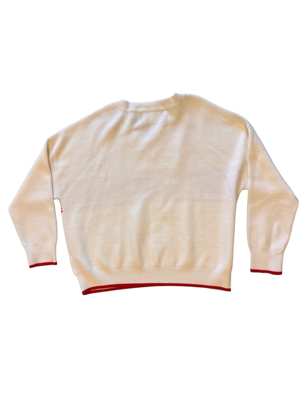 Abercrombie & Fitch Kansas Chiefs NFL Sweater Women XL Sweatshirt White Red - Picture 3 of 7